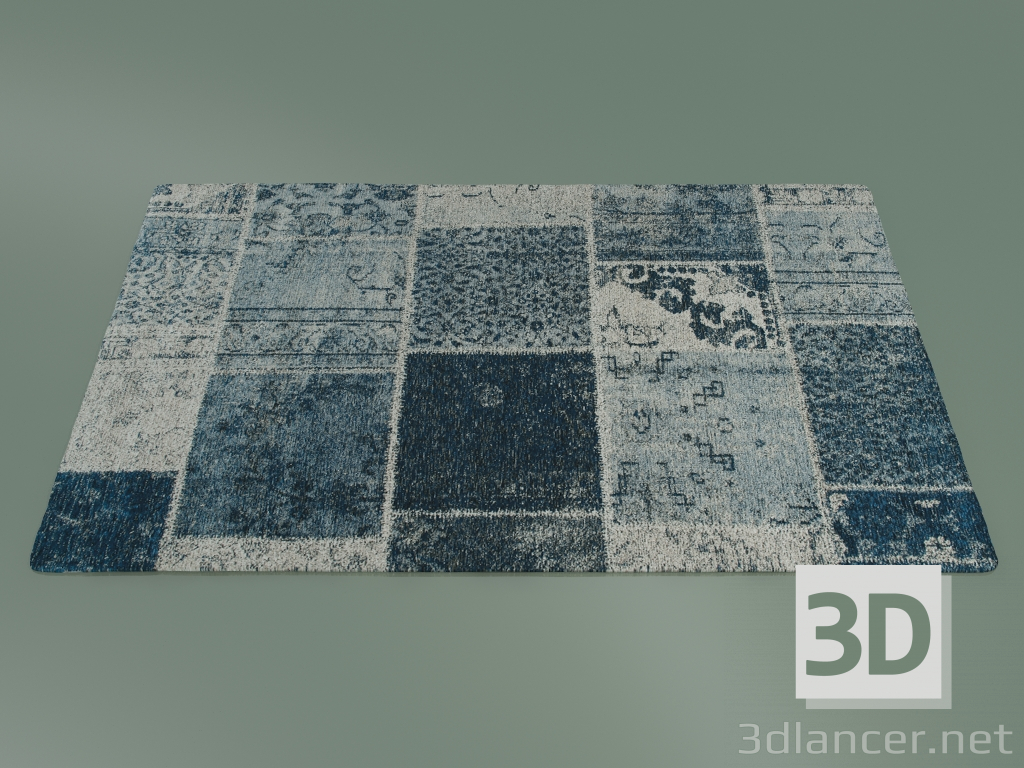 modèle 3D Humeur de tapis (S74, Avio Blue) - preview