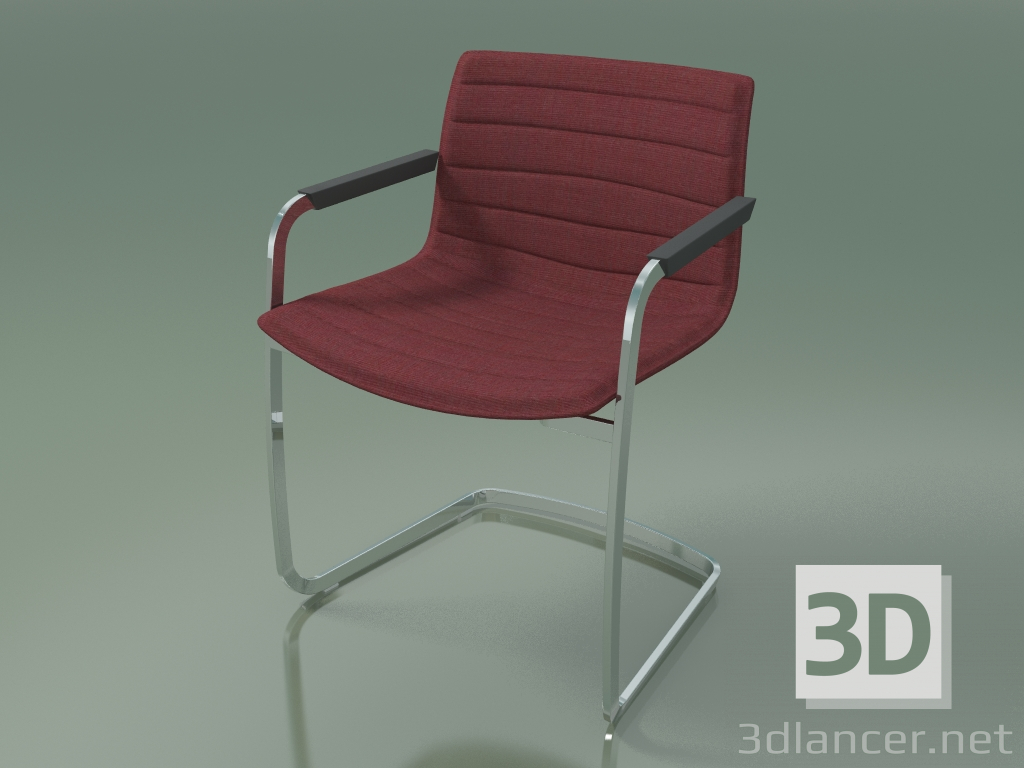 3d model Silla 2090 (en la consola, con reposabrazos, con tapicería de tela) - vista previa