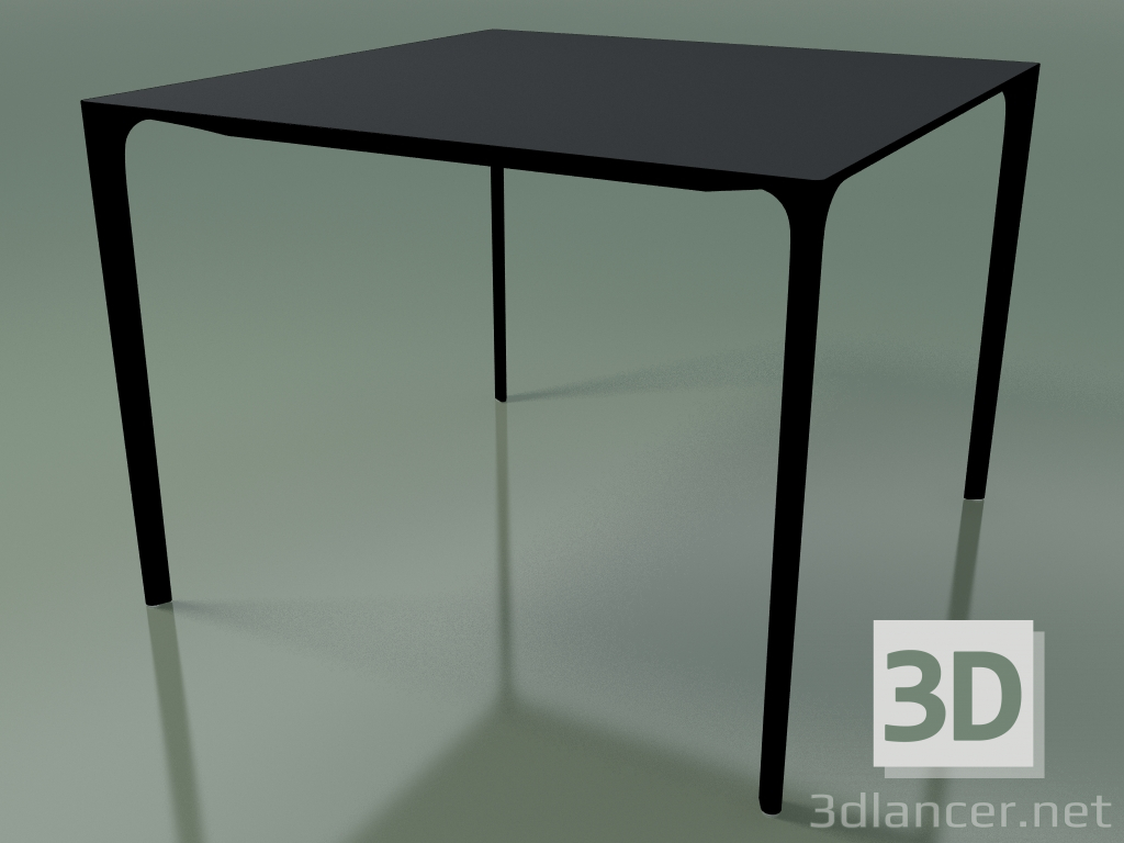 modèle 3D Table carrée 0804 (H 74 - 100x100 cm, stratifié Fenix F06, V39) - preview