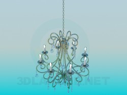 Lampadario con candelabri