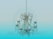 Lampadario con candelabri