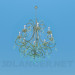 3d model Chandelier with candelabra - preview