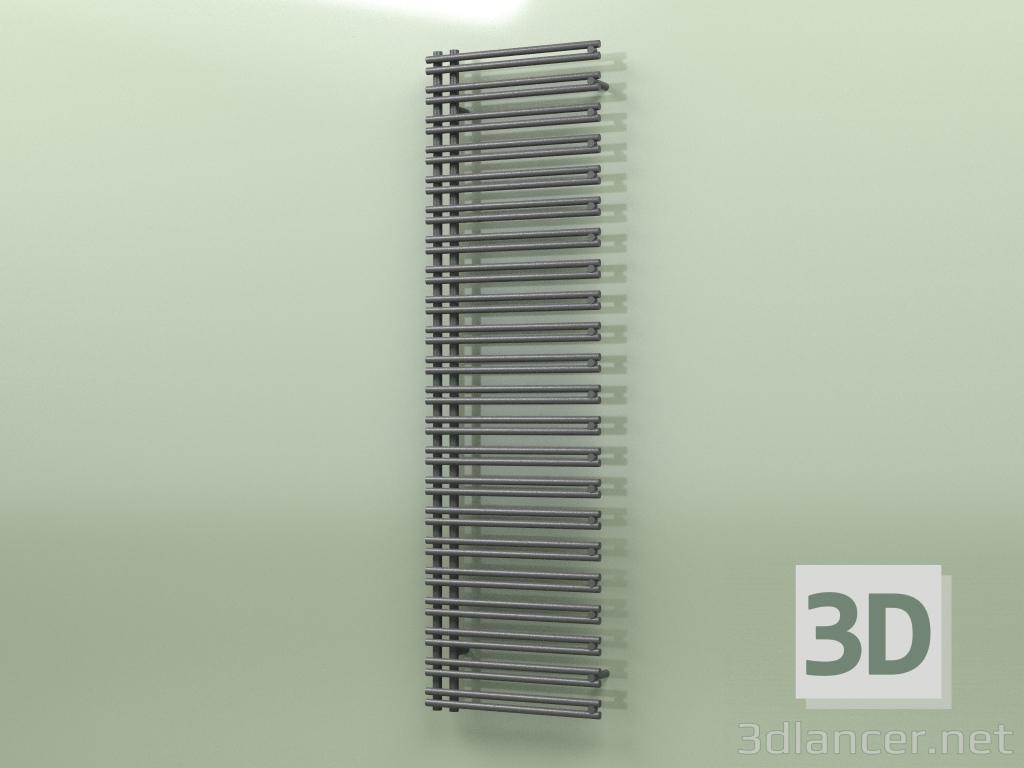 Modelo 3d Toalheiro aquecido - Ratea (1750 x 500, RAL - 9005) - preview