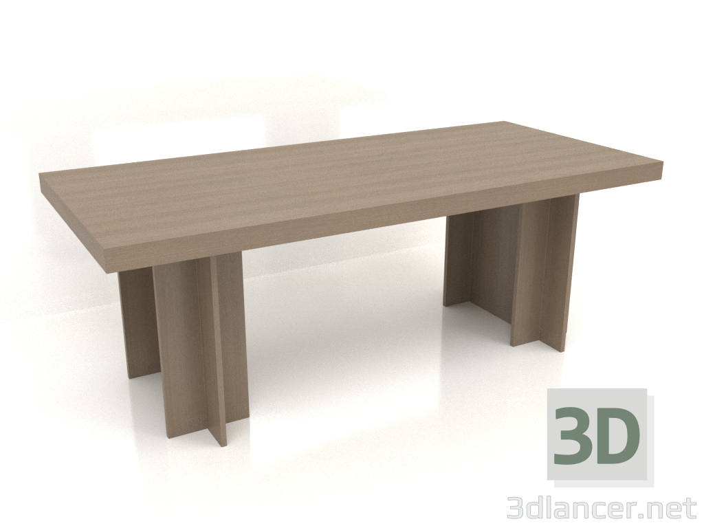 3d model Mesa de comedor DT 14 (2200x1000x796, gris madera) - vista previa