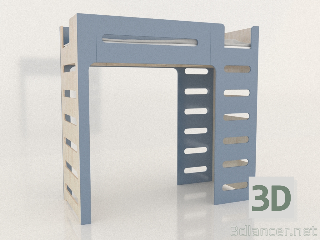 modello 3D Letto a soppalco MOVE GR (FAMGR1) - anteprima