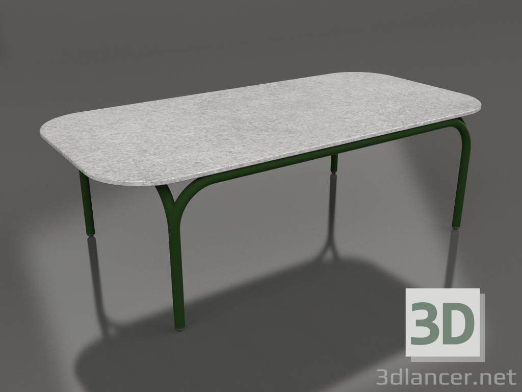 3D Modell Couchtisch (Flaschengrün, DEKTON Kreta) - Vorschau