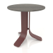 3d model Coffee table Ø50 (Wine red, DEKTON Radium) - preview