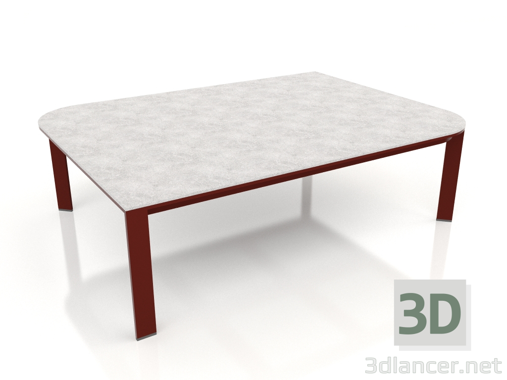 Modelo 3d Mesa de centro 120 (vinho tinto) - preview