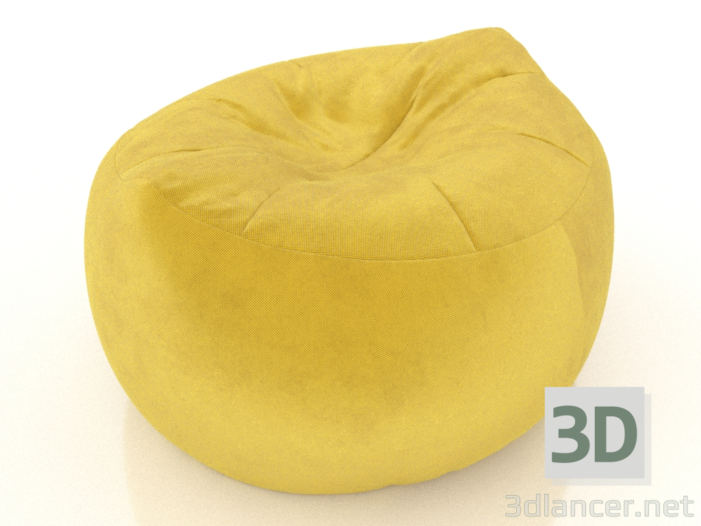 modello 3D Pouf Canoa (korsyka 7118) - anteprima