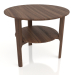 modèle 3D Table d'appoint, finition placage noyer (H 50 D 59,5 cm) - preview