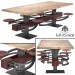 3d DINING TABLE PERRIN COMMUNAL TABLE LOFT model buy - render