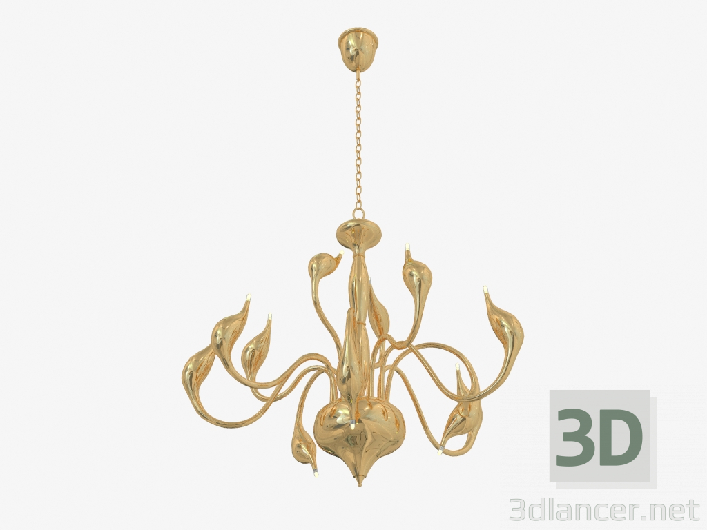 3d model Chandelier suspension Cigno Collo (751122) - preview