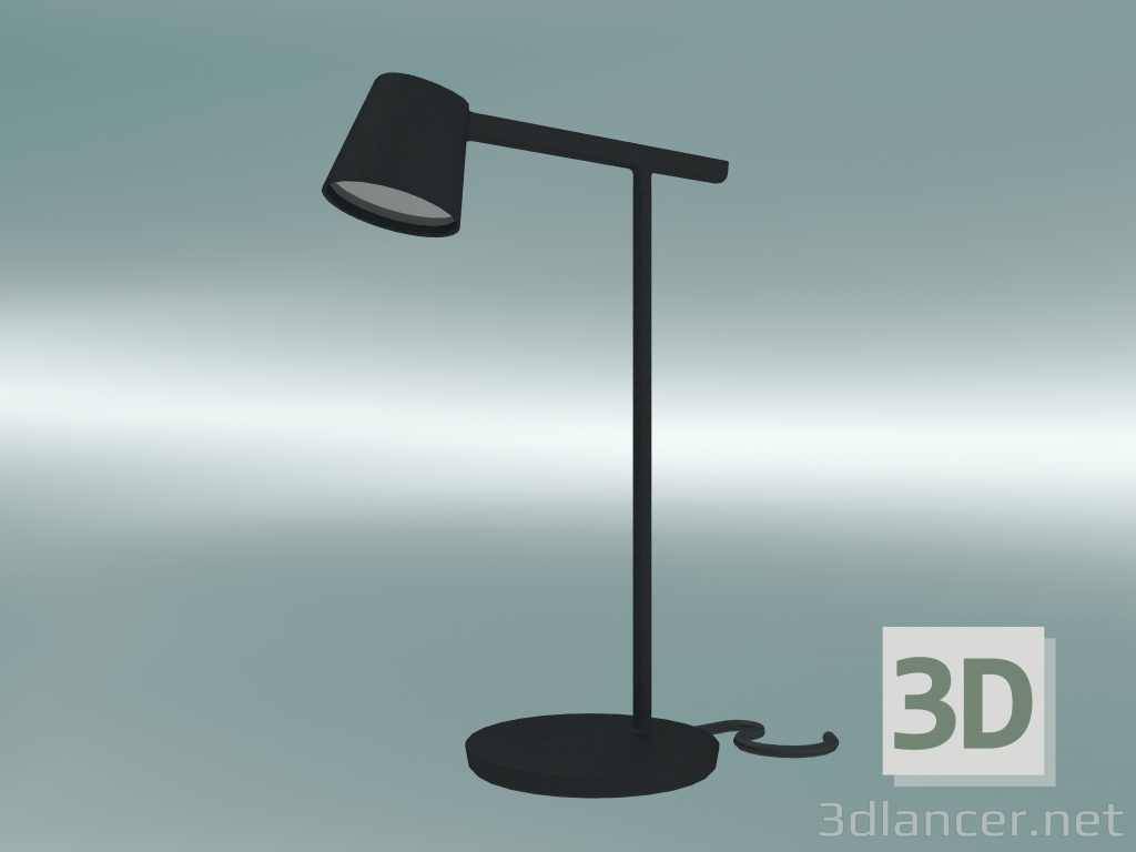 3d model Desk Lamp Tip (Black) - preview