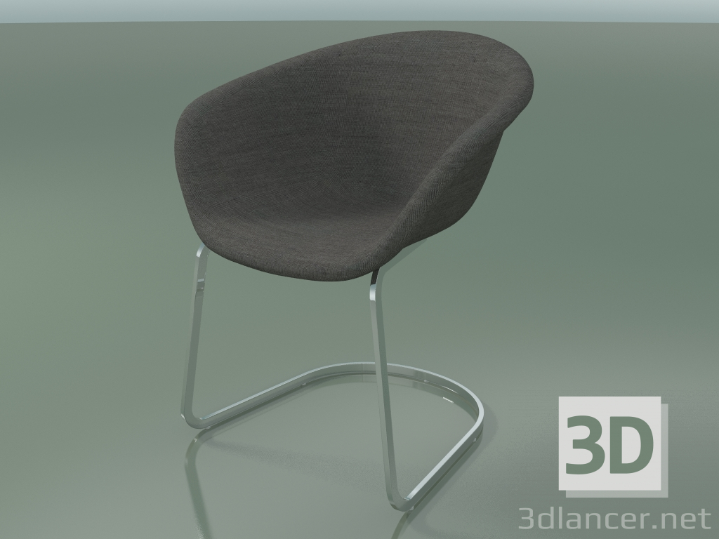 modello 3D Sedia 4234 (sulla console, con rivestimento f-1221-c0134) - anteprima