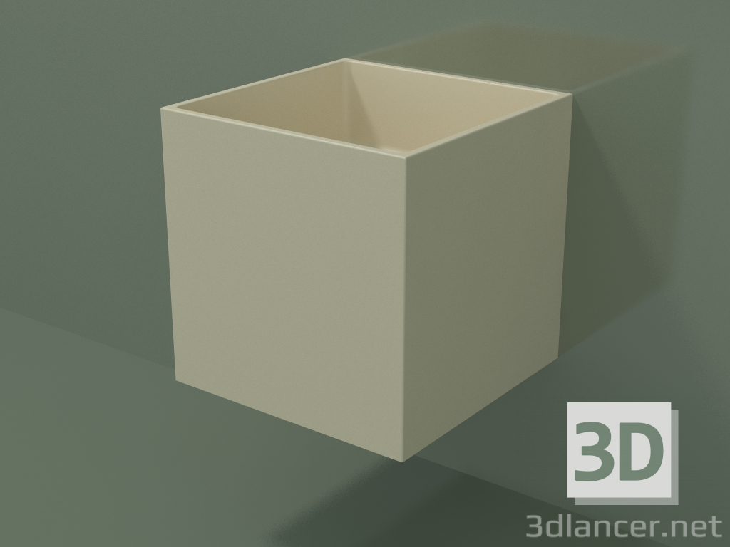 Modelo 3d Lavatório montado na parede (02UN12101, Bone C39, L 36, P 36, H 36 cm) - preview