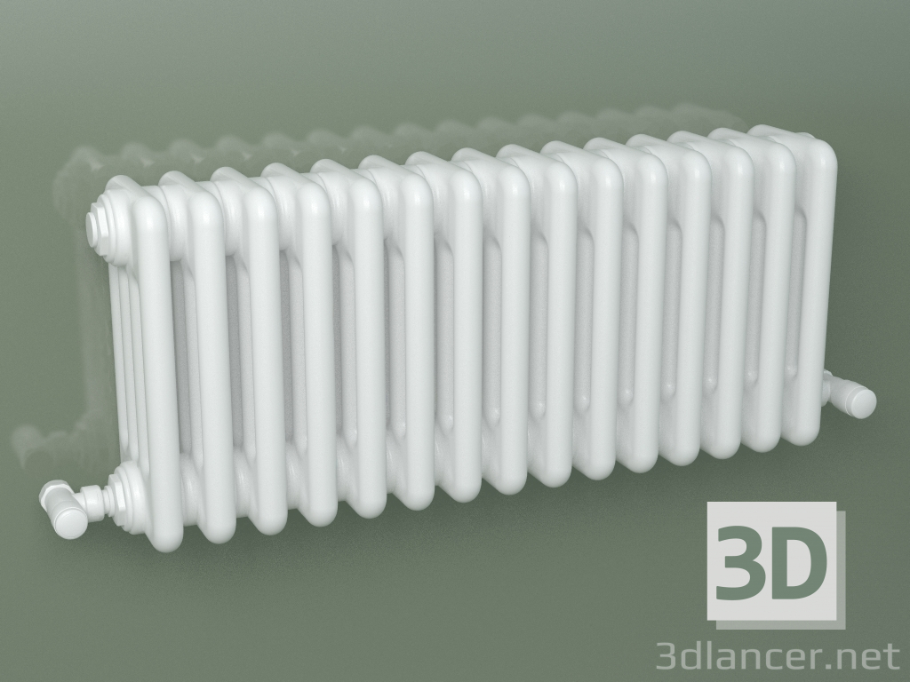 Modelo 3d Radiador tubular PILON (S4H 4 H302 15EL, branco) - preview