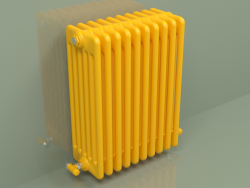 Radiateur TESI 6 (H 600 10EL, jaune melon - RAL 1028)