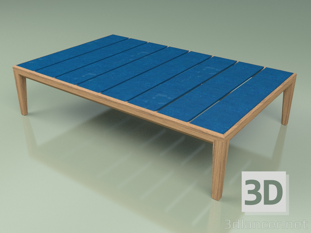 3D Modell Couchtisch 009 (Glasierter Gres-Saphir) - Vorschau