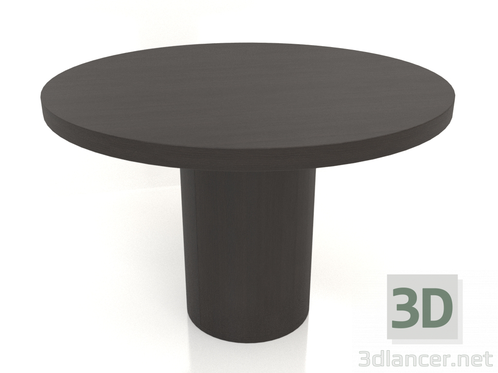 Modelo 3d Mesa de jantar DT 011 (D=1100x750, madeira castanho escuro) - preview