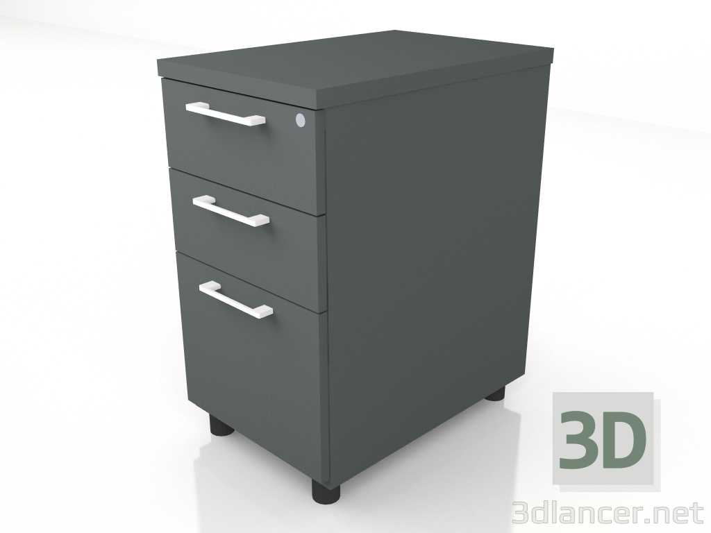 3d model Pedestal fijo Estándar KDT63 (402x600x740) - vista previa