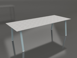 Mesa de jantar 250 (azul cinza, DEKTON)