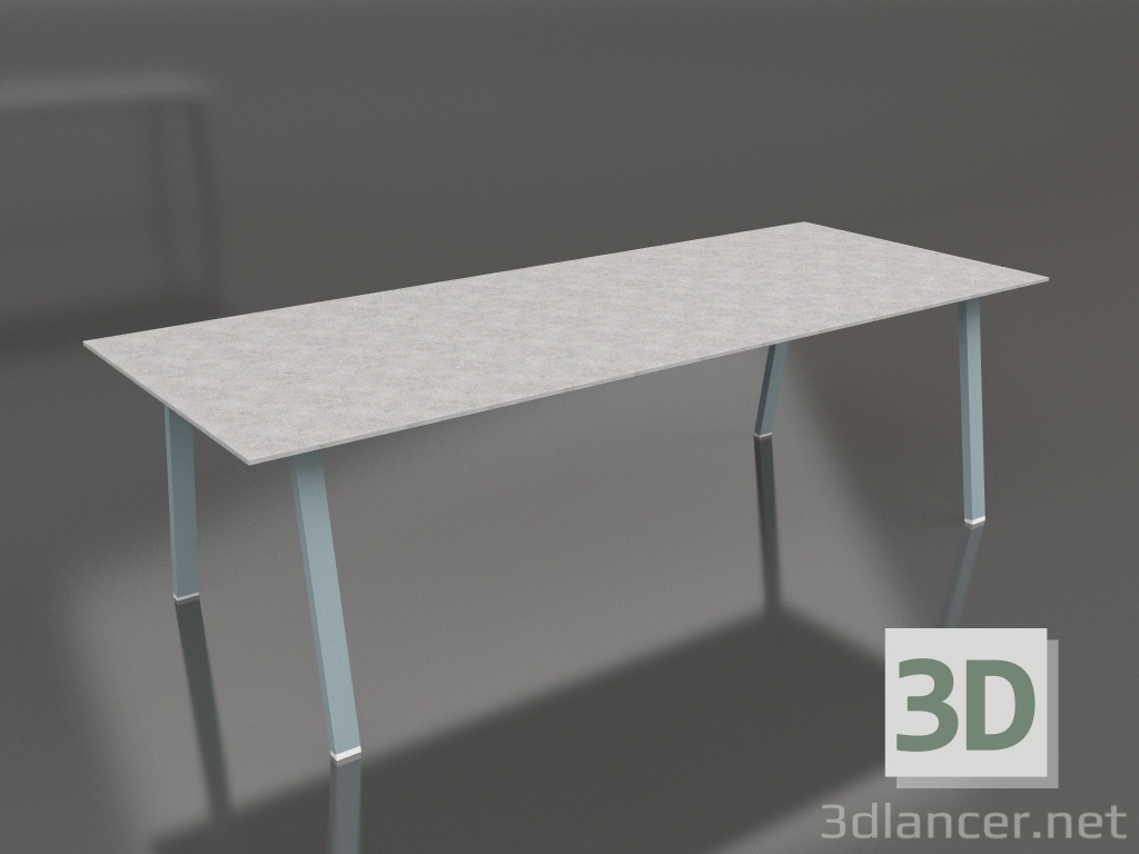 3d model Mesa de comedor 250 (Azul gris, DEKTON) - vista previa