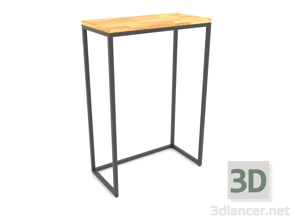 3D modeli Dikdörtgen Konsol (AHŞAP ZEMİN, 60x30x86) - önizleme