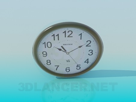 3d model Reloj de pared - vista previa