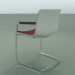 3d model Chair 2091 (on the console, with armrests, with fabric front trim, polypropylene PO00401) - preview