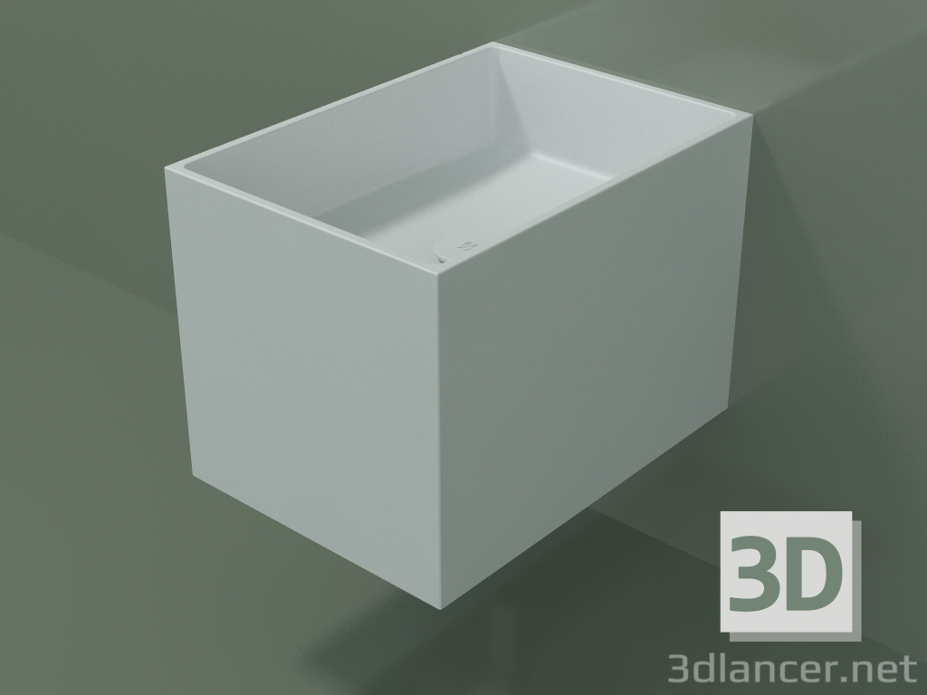 3d model Wall-mounted washbasin (02UN12301, Glacier White C01, L 36, P 50, H 36 cm) - preview