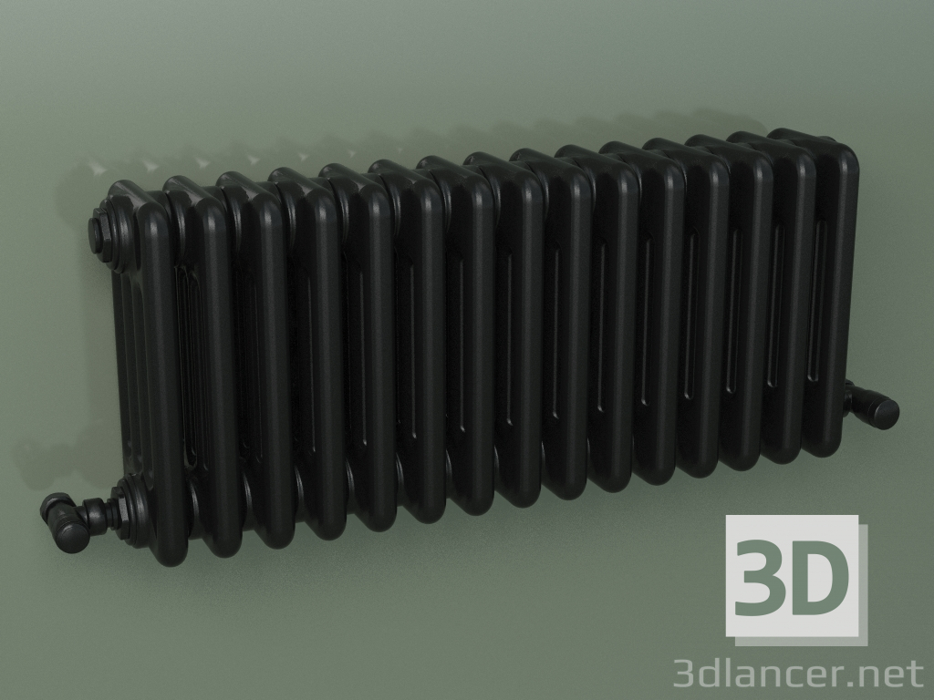 3D Modell Rohrkühler PILON (S4H 4 H302 15EL, schwarz) - Vorschau