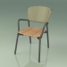 3d model Sillón 021 (Metal Ahumado, Oliva) - vista previa