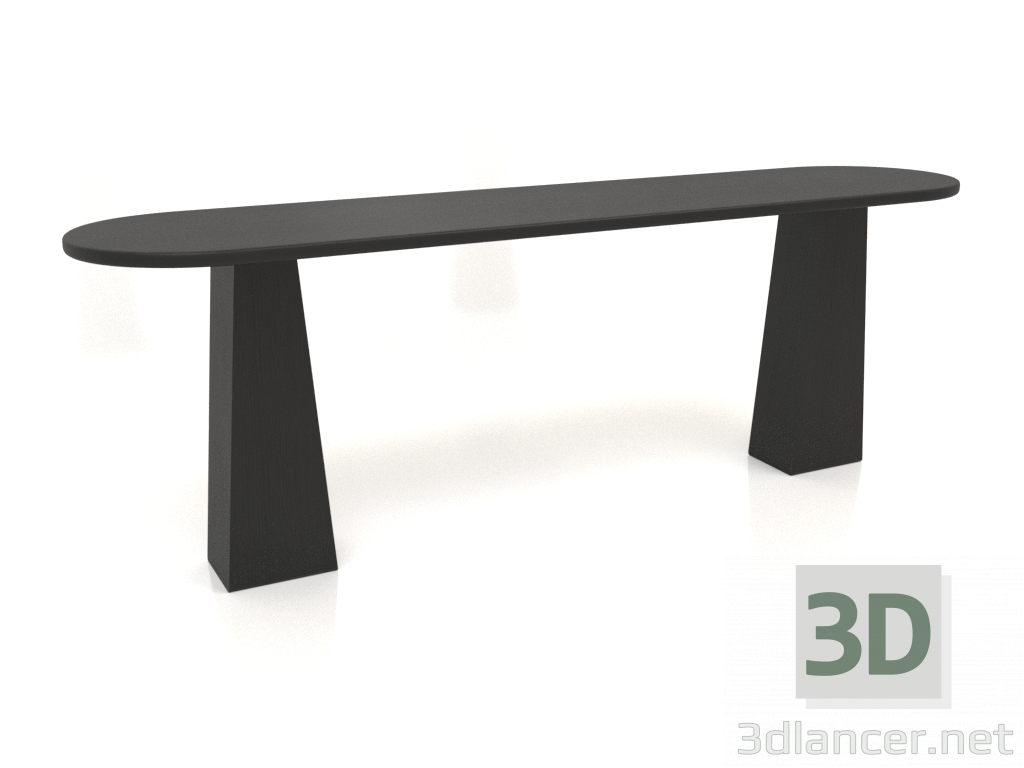 modello 3D Tavolo RT 10 (2200x500x750, legno nero) - anteprima