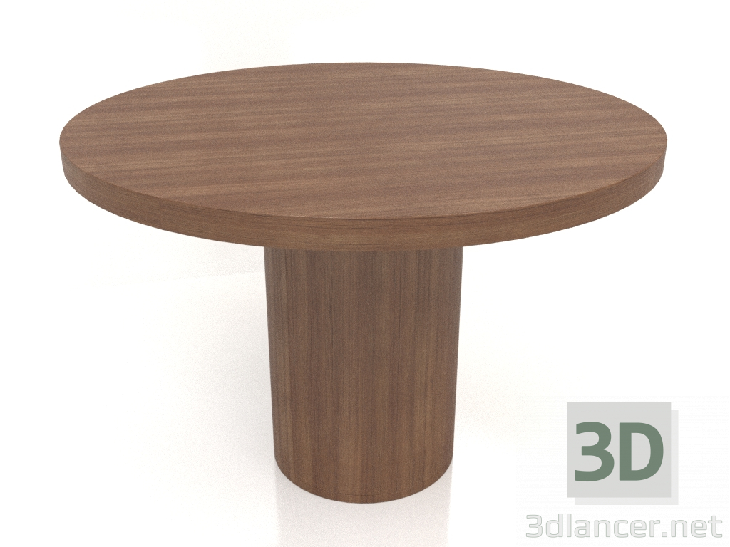 3d model Mesa de comedor DT 011 (D=1100x750, madera marrón claro) - vista previa