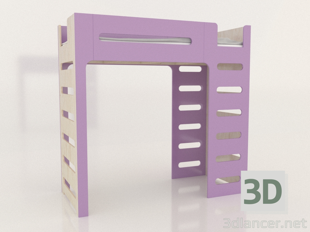 3D Modell Hochbett MOVE GR (FLMGR1) - Vorschau