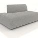 3d model Sofa module 1 seater (XL) 103x100 extended to the left - preview