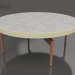 3d model Round coffee table Ø90x36 (Gold, DEKTON Kreta) - preview