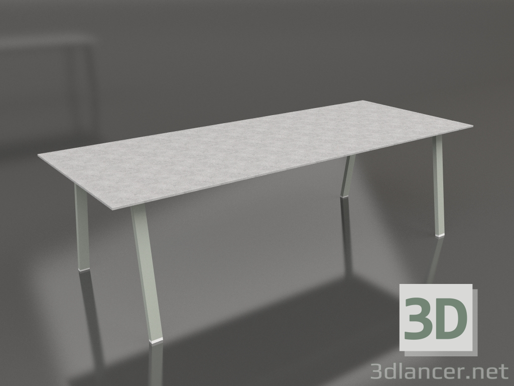 3d модель Стіл обідній 250 (Cement grey, DEKTON) – превью