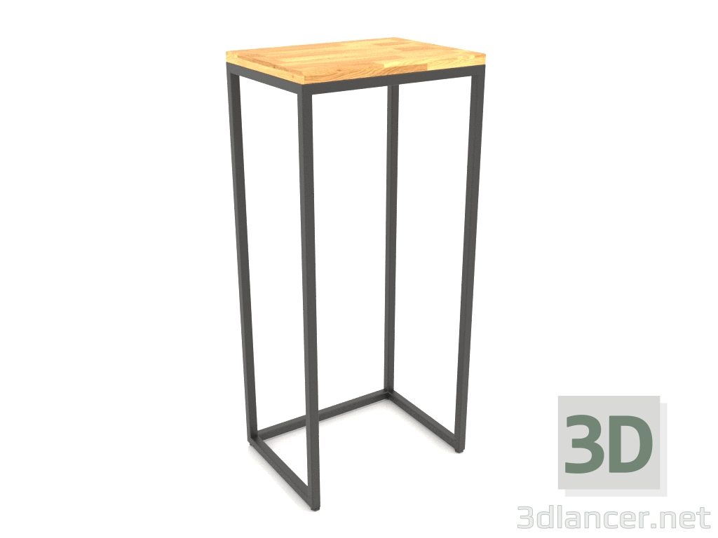 3D Modell Rechteckige Konsole (HOLZBODEN, 40x30x86) - Vorschau