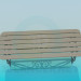 3d model Bench - preview