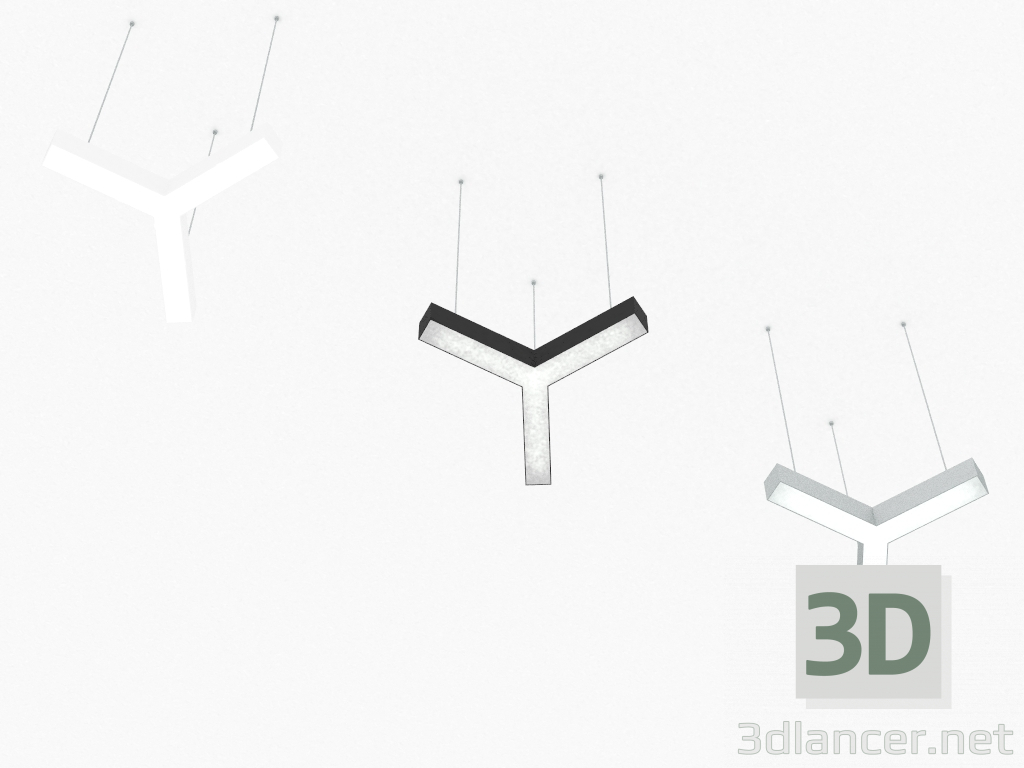 Modelo 3d Suspensão lâmpada LED (DL18516S011A29) - preview