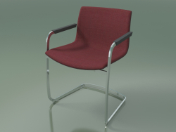 Chair 2091 (on the console, with armrests, with fabric front trim, polypropylene PO00404)