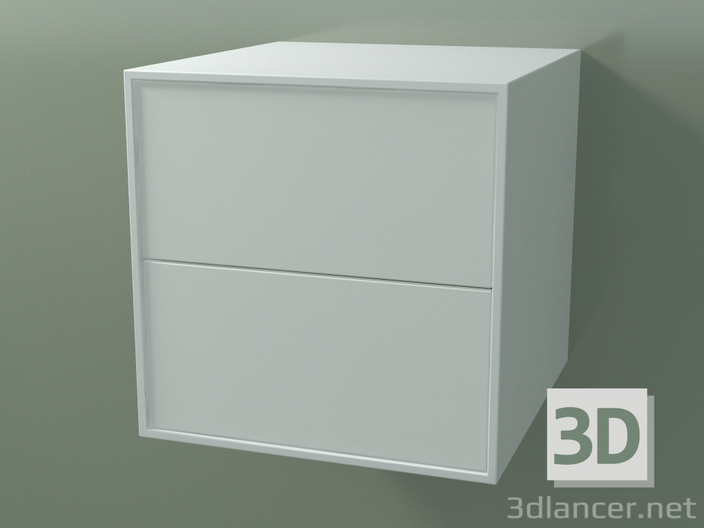 Modelo 3d Caixa dupla (8AUACB01, Glacier White C01, HPL P01, L 48, P 50, H 48 cm) - preview