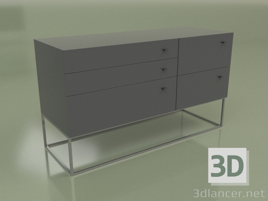 modèle 3D Commode Lf 300 (Anthracite) - preview