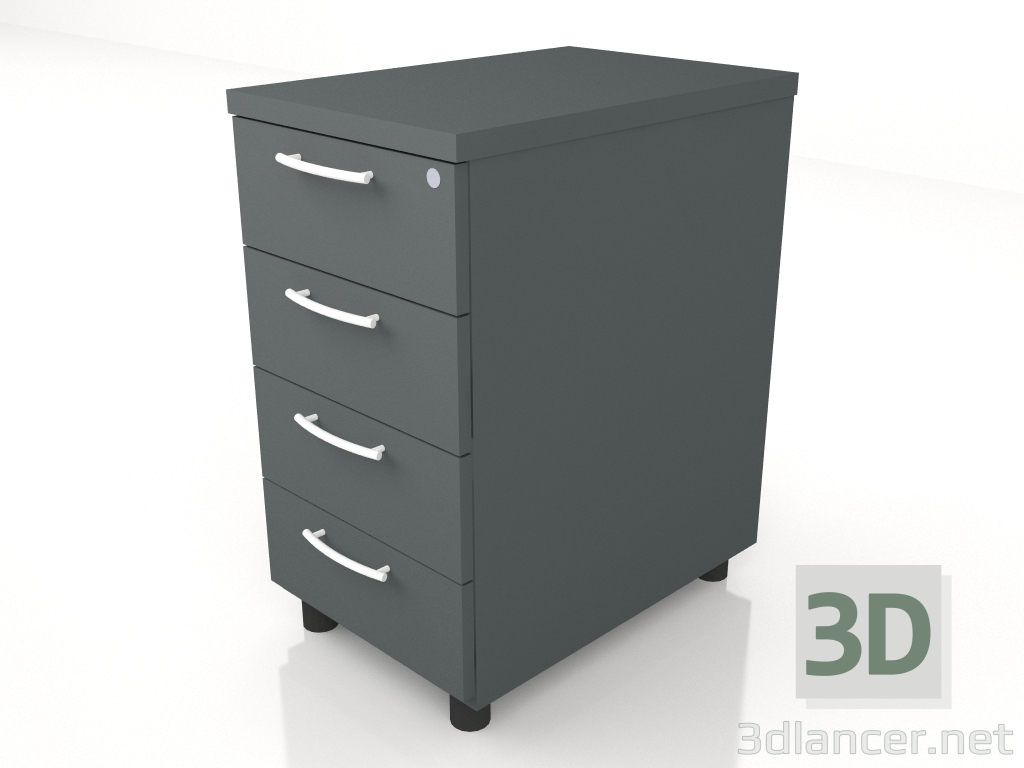 3D Modell Standfuß Standard KKT64 (402x600x740) - Vorschau