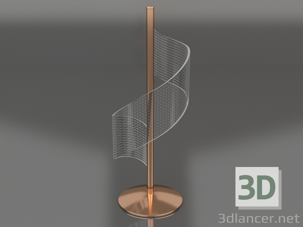 modèle 3D Lampe de table Ilina or (08042-T,33) - preview