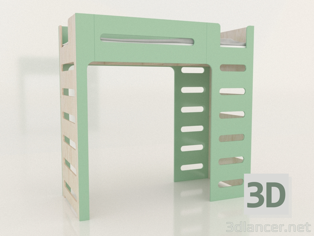 3D Modell Hochbett MOVE GR (FMMGR1) - Vorschau