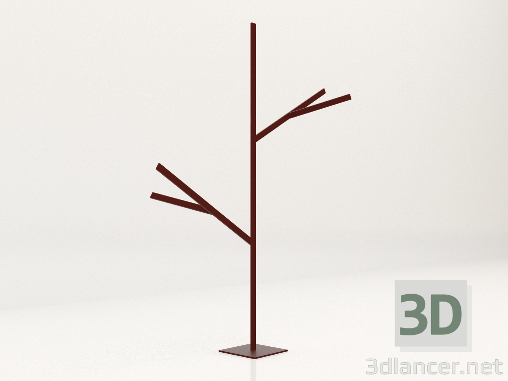 3D Modell Lampe M1 Baum (Weinrot) - Vorschau