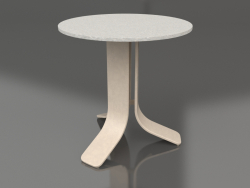 Table basse Ø50 (Sable, DEKTON Sirocco)