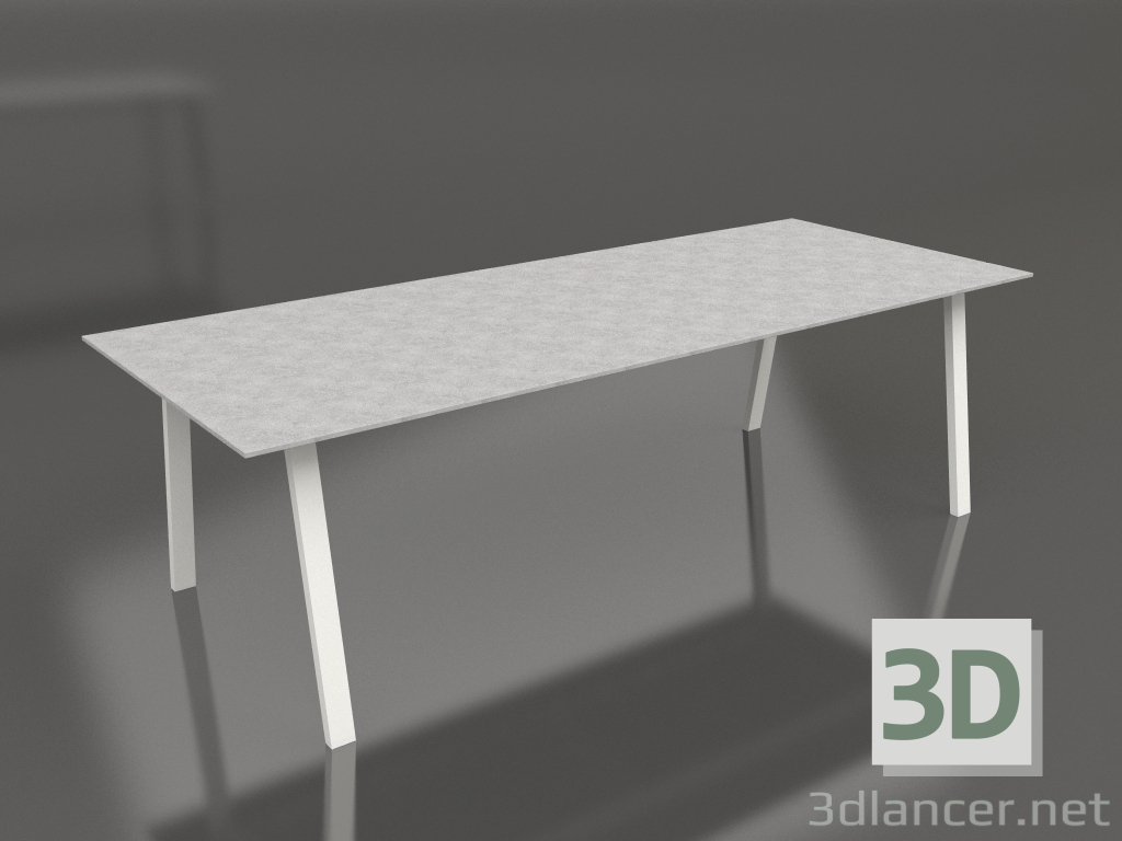 modèle 3D Table à manger 250 (Gris agate, DEKTON) - preview